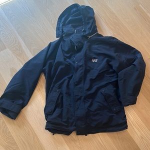 VINTAGE 90’s ABERCROMBIE Men’s Parka Jacket Navy Sized Large